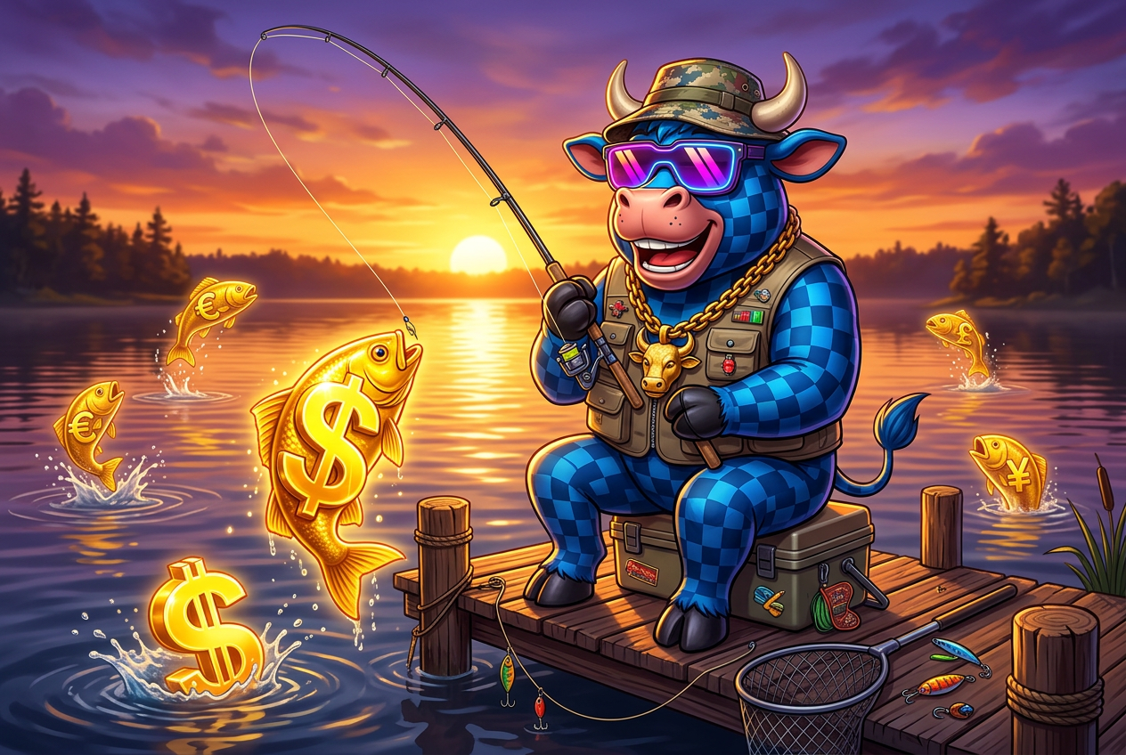 HashCashCow Big Bass Bonanza slot artwork