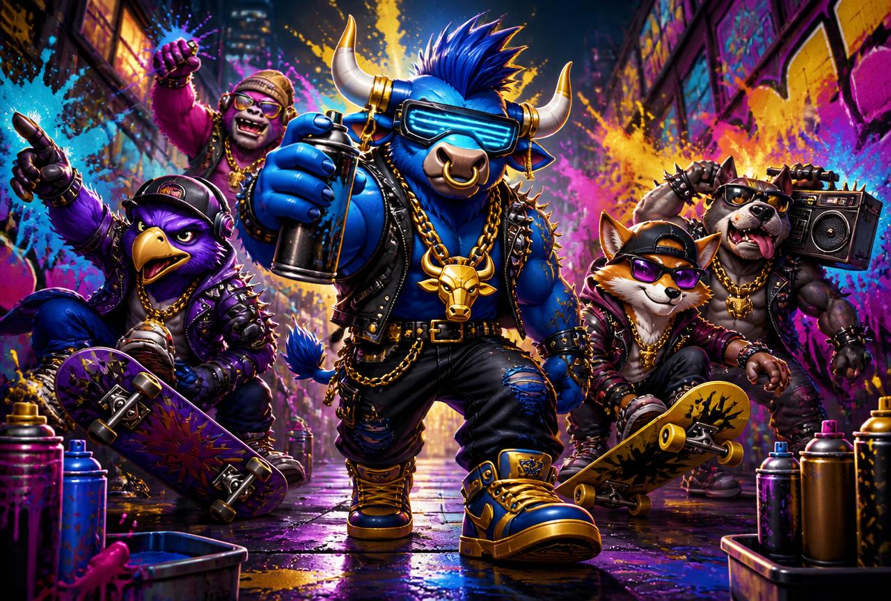 HashCashCow Chaos Crew 2 slot artwork