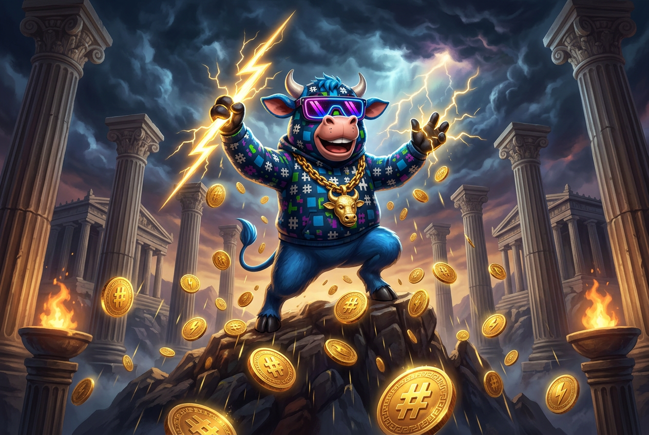 HashCashCow Gates of Olympus slot artwork
