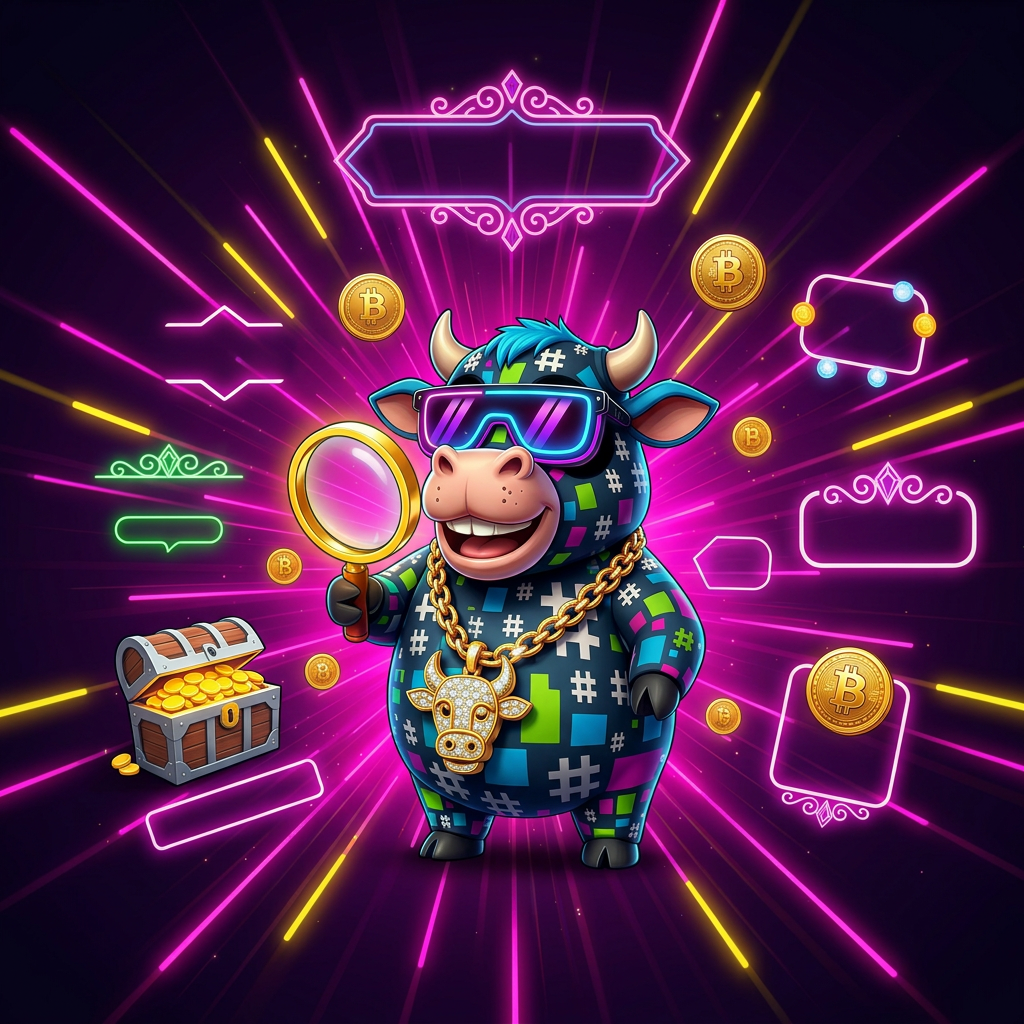 HashCashCow hunting bonuses with a magnifying glass
