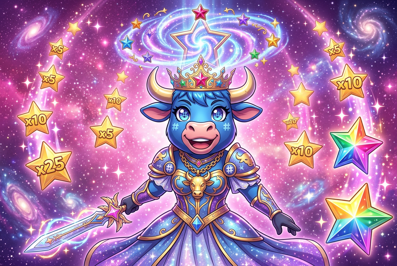 HashCashCow Starlight Princess slot artwork