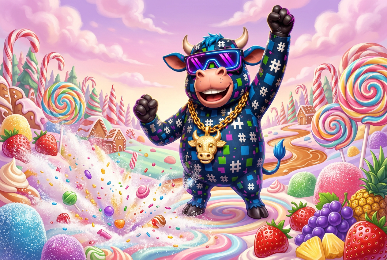 HashCashCow Sweet Bonanza slot artwork
