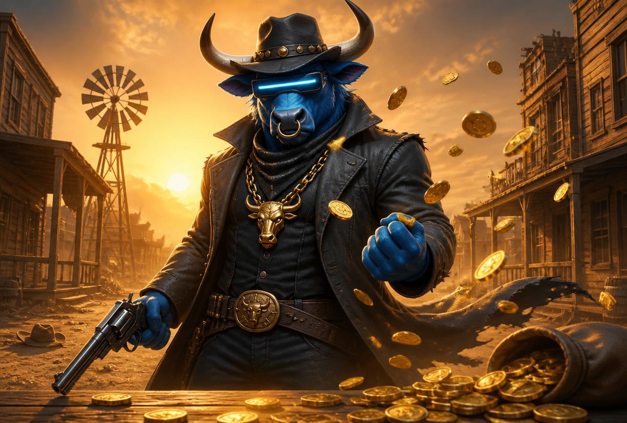 HashCashCow Wanted Dead or a Wild slot artwork